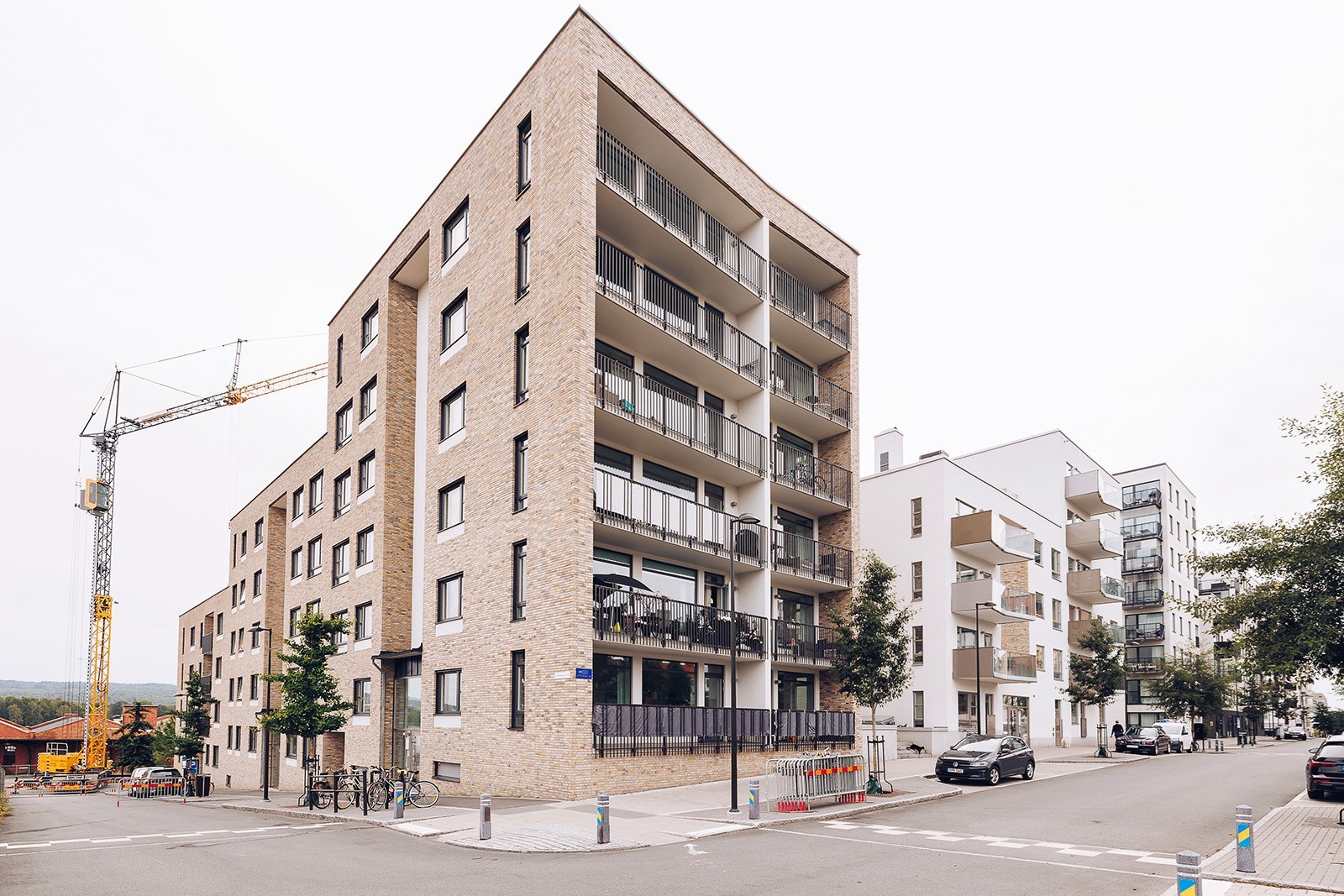 Ett av bostadsbolaget Lustgårdens senaste projekt med hissar från ALT Hiss i Jönköping.